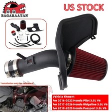 Cold Air Intake System Kit Heat Shield for 17-25 Ridgeline / 16-22 Pilot 3.5L V6
