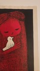Original Kaoru Kawano Woodblock Art Girl and Bird — photo 6
