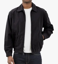 London Fog XL Black Men's Zipper Jacket New w/tags