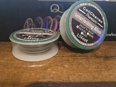 Premium Resistance Wire 316L Stainless Steel Interlocking Alien Clapton 15ft 5m