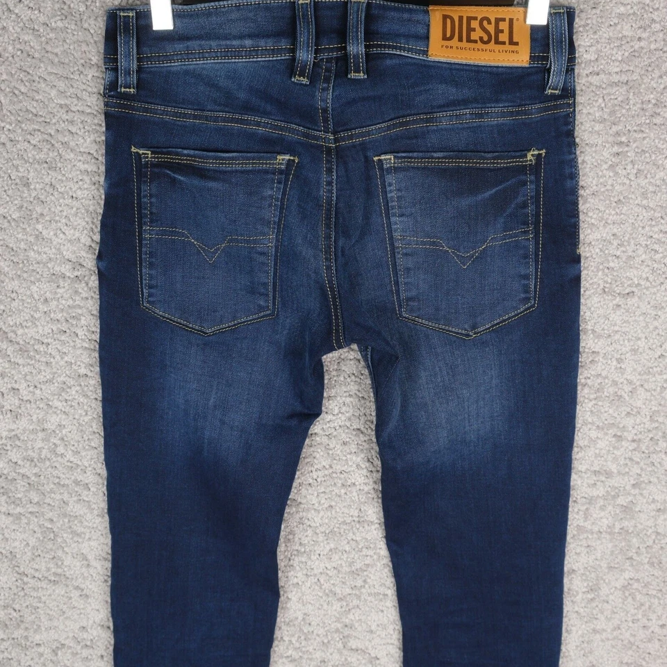 DIESEL KID JEANS SLEENKER J-N KXB3U_STRETCH BLUE DENIM KID 14 / W27 L32 DENIM Foto 4 de 4