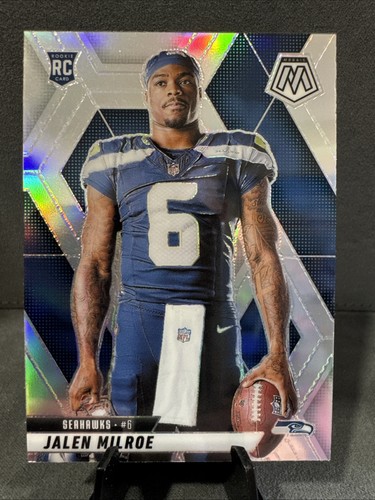 2025 Panini Mosaic Jalen Milroe RC Rookie Image Variation Silver Prizm #283