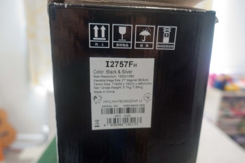 AOC 27 inch monitor I2757FH with VESA Adapter - Picture 11 of 11