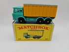 Lesney Matchbox D.A.F. Tipper Container Truck No 47 E4 Box Turquoise England