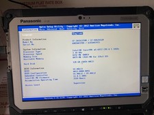 Panasonic Toughbook CF-20 - Intel m5-6Y57 - 8GB RAM - 128GB SSD (See Notes)