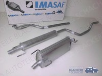 Imasaf Auspuffanlage Ab Kat für Opel Meriva 1.6 16V 2003- | Flex+Msd+Esd