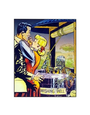 Wishing Well /Golden age EC Vault of Horror Comics Sericel /Johnny Craig
