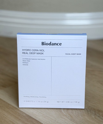 BIODANCE Hydro Cera-Nol Real Deep Mask - 1.19oz/34g x 4ea - New w/ Box