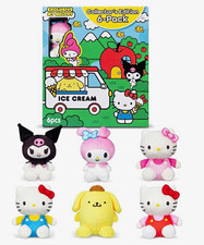 Sanrio Collector  s Edition 6-Pack Plush Set Hello Kitty My Melody Kuromi