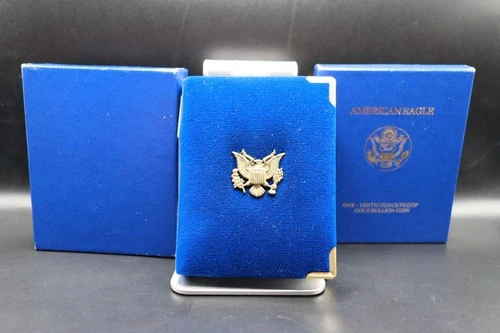 American Gold Eagle Proof 1/10 oz $5 - Coin in OGP 1991