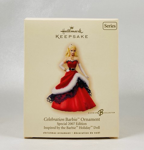 🌟Hallmark Keepsake Celebration Barbie Ornamento Edizione Speciale 2007, Nuovo - Foto 4 di 6