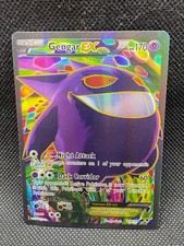 Gengar EX 114/119 X&Y Phantom Forces Ultra Rare Full Art Holo Pokemon Card