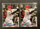 2-CARD RC LOT: RARE SHOHEI OHTANI 2018 Topps TEAM SET #A-17 NM or Better