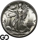 1942 Walking Liberty Half Dollar, Nice Choice BU++