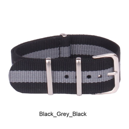 Nato 18mm Nylon Military Army Fiber Watches Gift Straps Wristwatch Band Buckle - Imagen 31 de 61