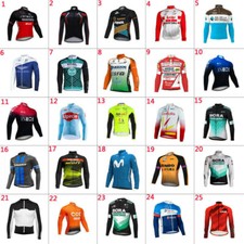 Mens Cycling team Jerseys cycling Tops Cycling long Sleeve Jersey bicycle jersey
