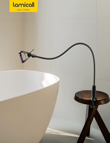 Schwanenhals Handyhalterung Bett 85cm flexibel 360° Drehung Universell - Photo 9 sur 10