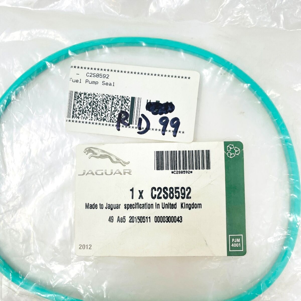 Genuine Jaguar C2S8592 Fuel Pump Seal X-TYPE 2001-2010 X400 Classic - Made in UK Genuine Jaguar C2S8592 Fuel Pump Seal X-TYPE 2001-2010 X400 Classic - Made in UK