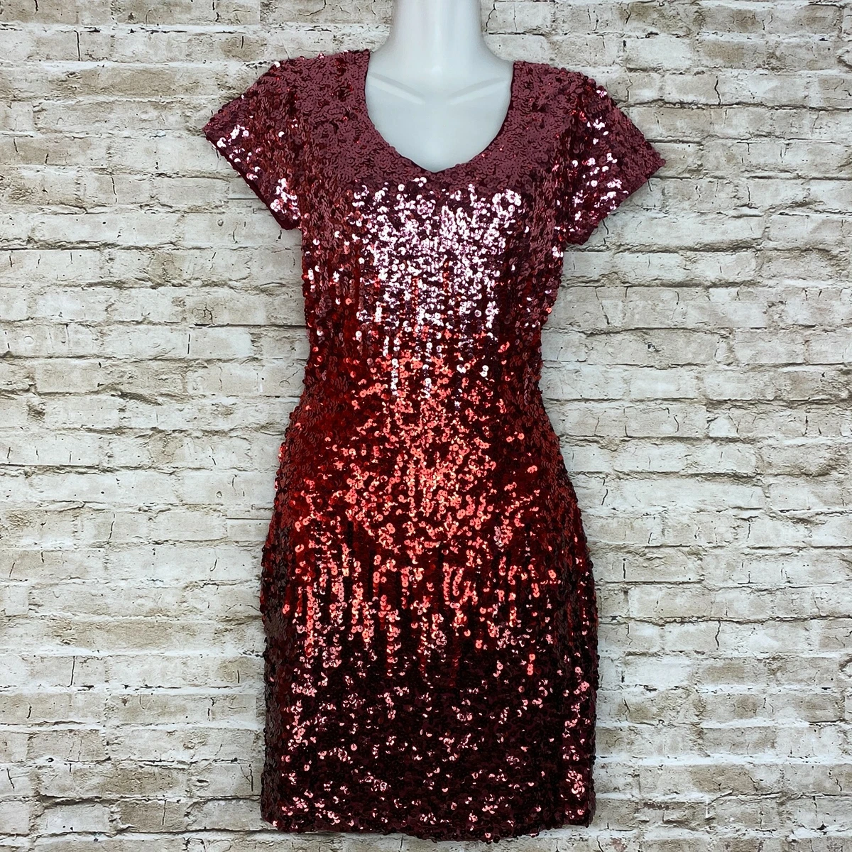Sparkly short 2024 sleeve dress