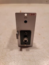 TOA U-01 Line Input Module - Unbalanced - RCA - USED GOOD 900 Series w/ Gain