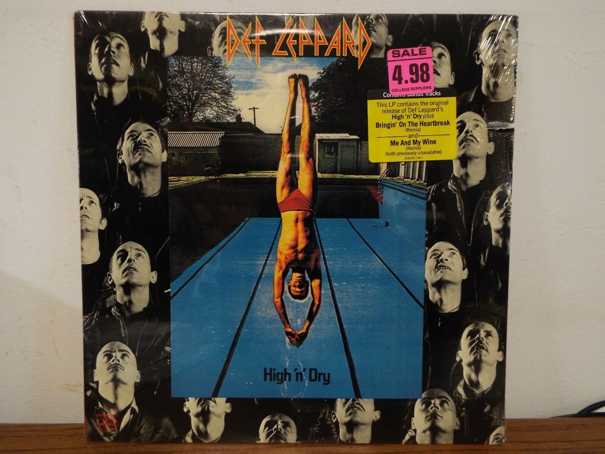 DEF LEPPARD HIGH 'N' DRY SEALED 1984 WITH HYPE LP VINYL ALBUM | eBay
