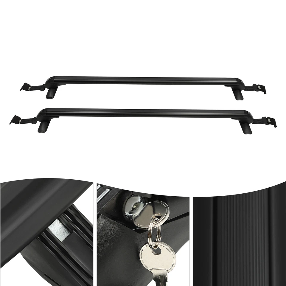 Car Top Roof Rack Cross Bar 41.34" Luggage Carrier Aluminum For 4Door/ 5Door Car Foto 2 de 4