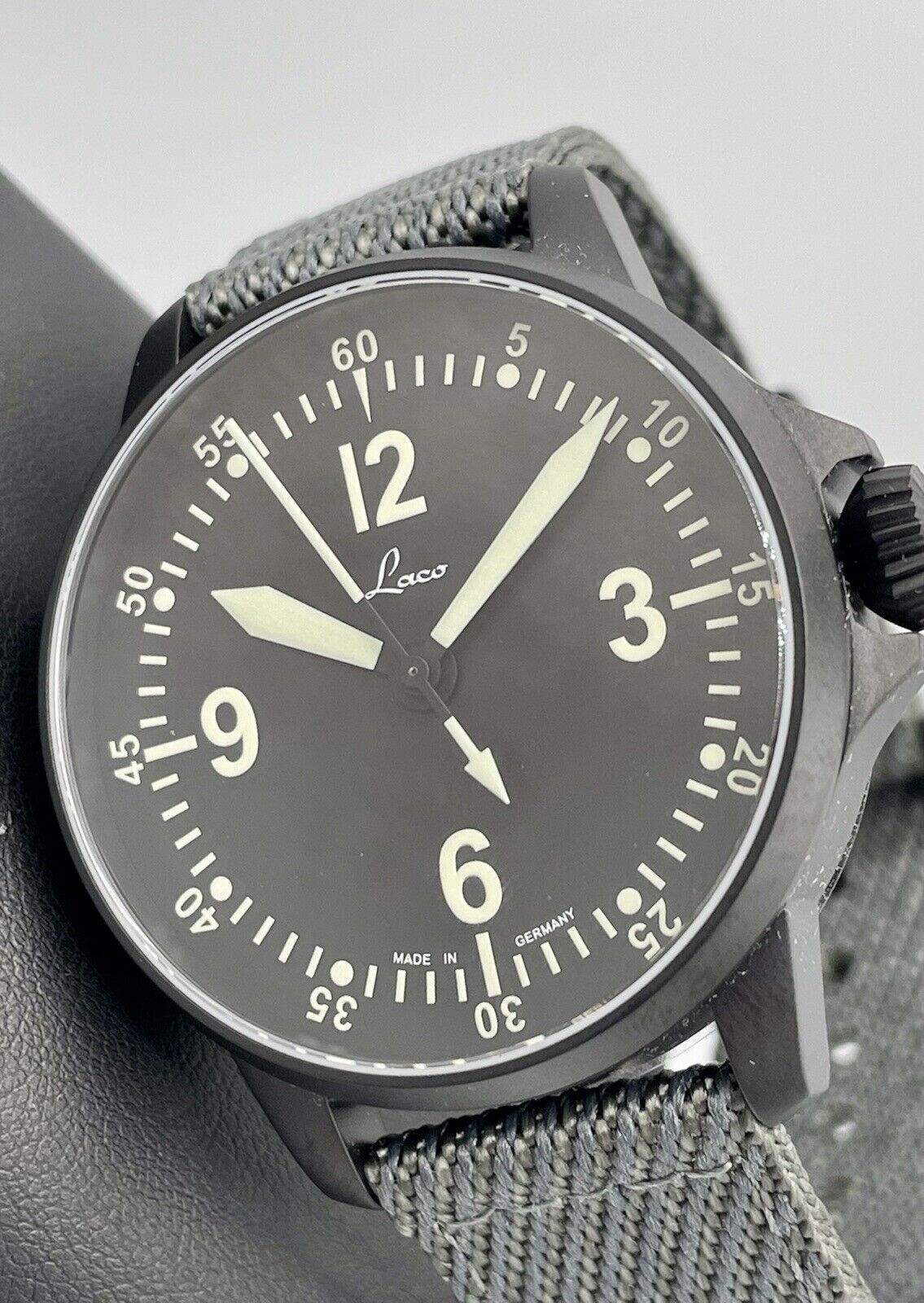 LACO BELL X-1 Pilot 42mm Automatic Pilot Men's Watch 861907 LACO BELL X-1 Pilot 42mm Automatic Pilot Men's Watch 861907