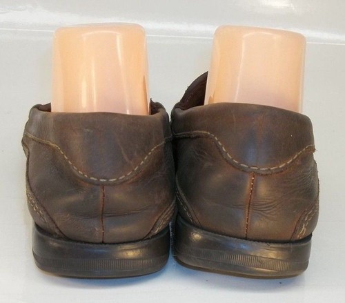 Johnston & Murphy Mens Shoes US 8 M Brown Woven Leather Casual Loafers 461 - Picture 4 of 8