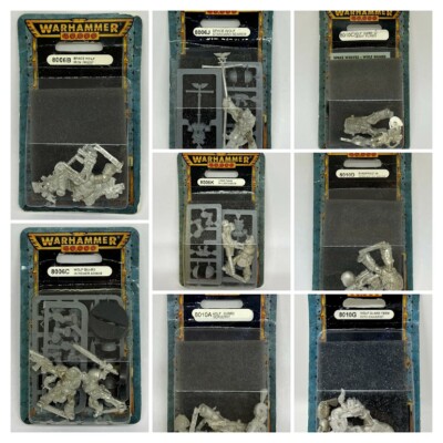 Games Workshop Warhammer 40K Blister Space Wolves NIB OOP (Yellow Logo)