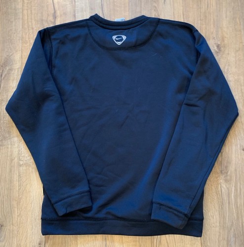 Nike Dri-Fit Jumper Sweatshirt Pu;over Black Fleece Lined Mens XXL Side Pockets - Picture 10 of 10