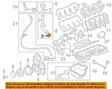 GM OEM 11-16 Sierra 2500 HD Engine Engine Parts-Filler Tube Seal 12625100