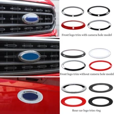 Car Front Grille/rear Tailgate Logo Emblem Badge Cover Trim For Ford F150 2021+