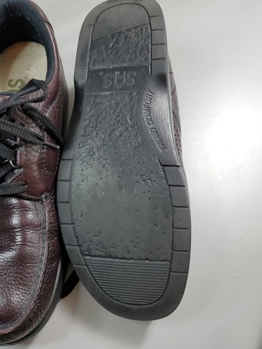 Scarpe uomo SAS Bout Time in pelle marrone stringate tripad comode taglia 11,5 M - Foto 8 di 8