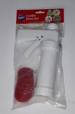 Wilton Cookie Press Set w/ 12 Disc Shape Forms NEW
