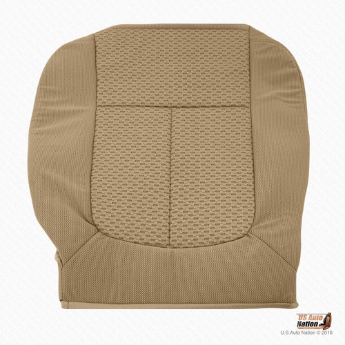 2009 2010 Ford F150 Driver Bottom Replacement Cloth Seat Cover In Med Camel Tan - Picture 7 of 8