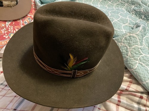 Brown 4X Beaver Felt Western Hat 
