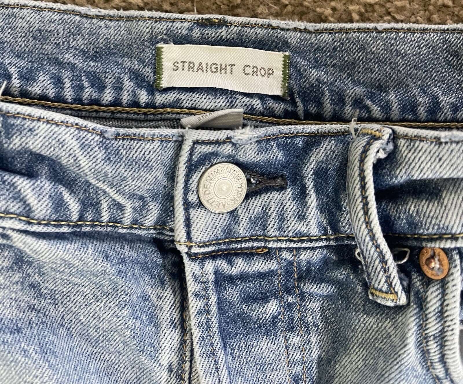 american eagle ae77 Straight Crop Thrashed Distre… - image 4