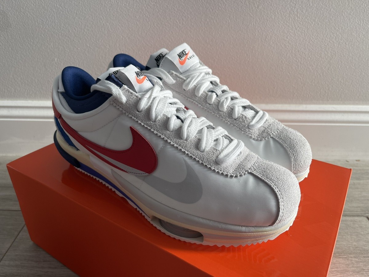 Nike Sacai Zoom Cortez SP 4.0 OG DQ0581-100 White Light Cream University Red 12 Nike Sacai Zoom Cortez SP 4.0 OG DQ0581-100 White Light  main image 2