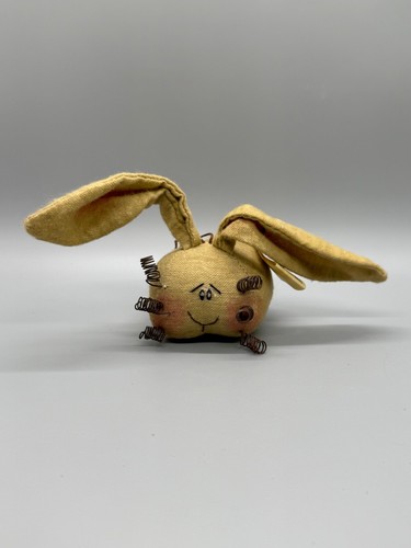 Vintage Honey and Me Primitive Rustic Folk Art Bunny Ornament