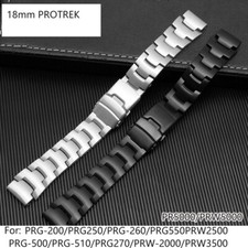 For Casio Pro TreK PRG-260/550/250/500 PRW-3500/2500/5100 Stainless Watch Band