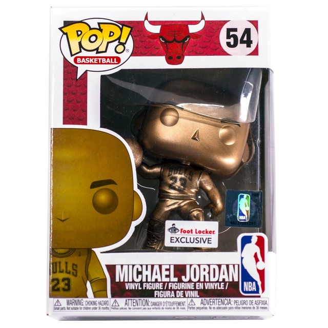 Michael Jordan Bronze Funko Pop #54 NBA Basketball Foot Locker Exclusive New | eBay