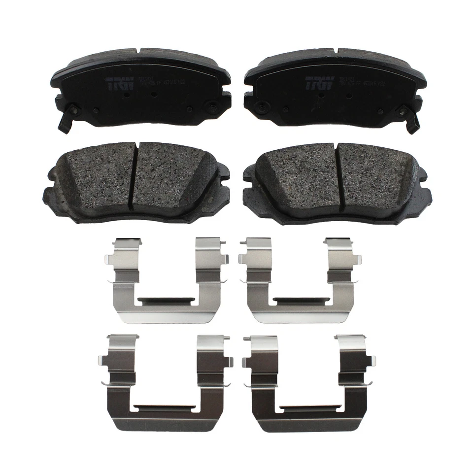 Juego de pastillas de freno delanteras de cerámica TRW Pro para Buick Regal Chevrolet Impala GMC Saab Foto 2 de 4