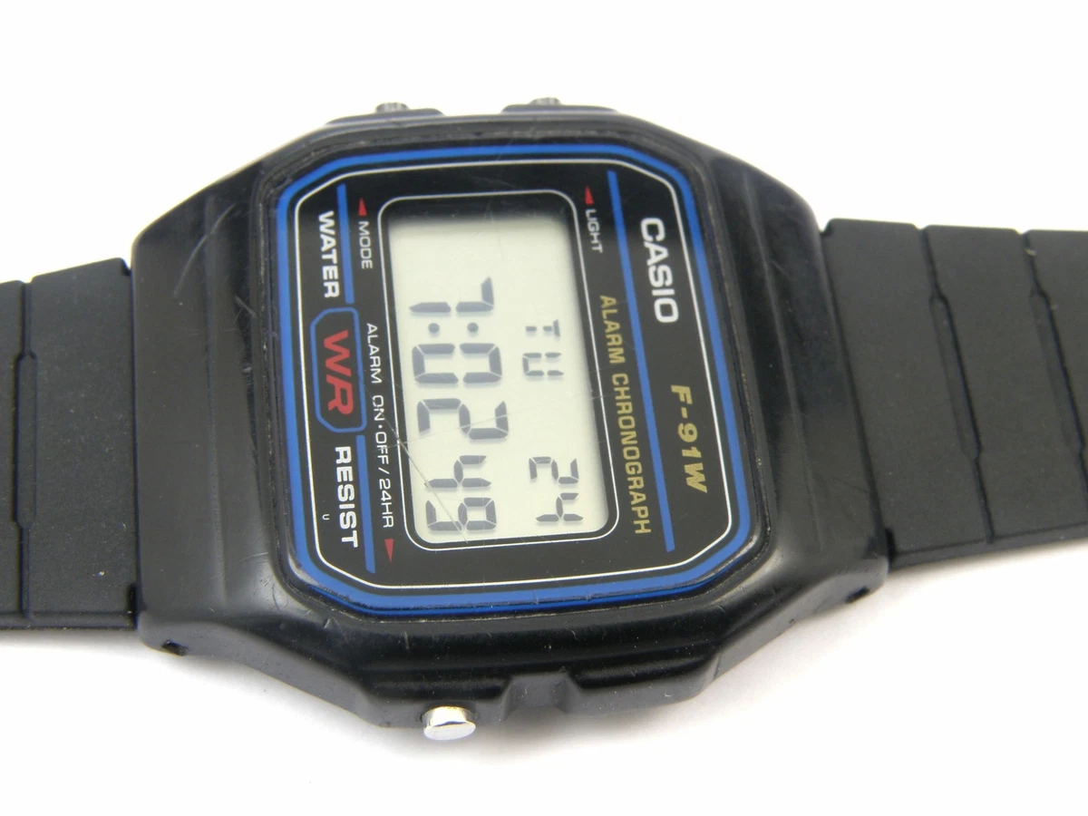 Casio F 91W Men s Resin Digital Watch CG