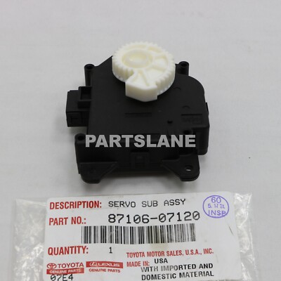 A&A0716 Toyota Avalon Camry OEM Air Conditioner Radiator Damper Servo