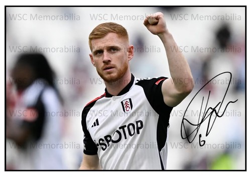 11491. Harrison Reed Signed Pictures A4 Prints Fulham Southampton Blackburn etc.