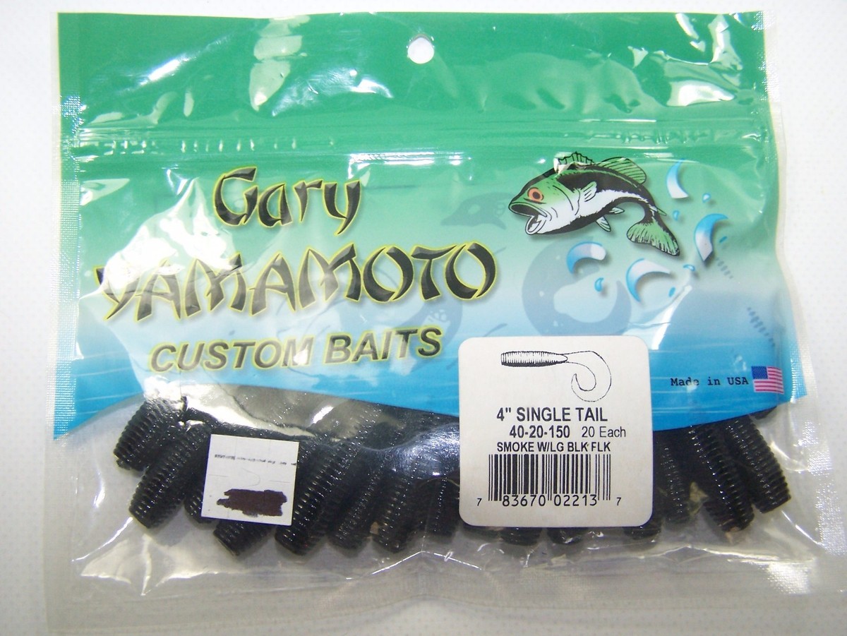 Gary Yamamoto Custom Baits Super Grub or Single Tail Variations