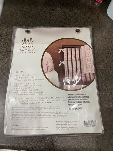 Dwell Studio Olivia One Crib Skirt for babys crib - Picture 3 of 11