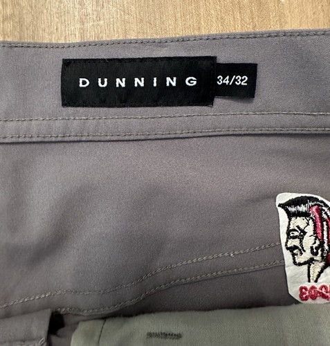 Pantalones de golf Dunning para hombre talla 34x32 Abenaqui Rye NH caqui tostado Everbest elásticos - Imagen 3 de 7