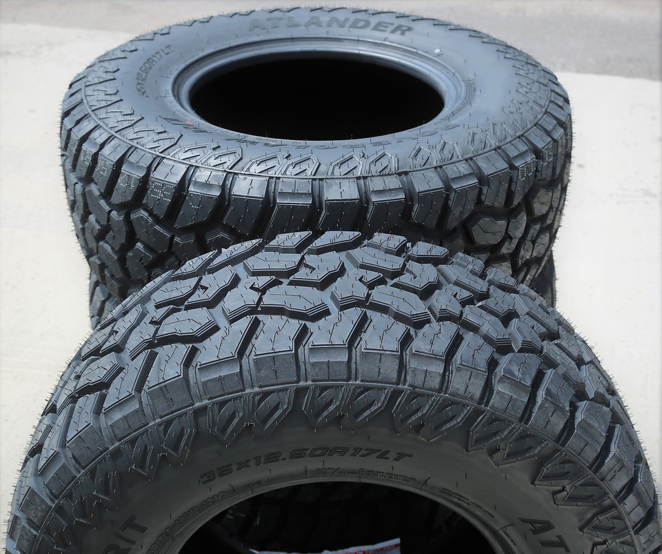 Set Of 4 Atlander Roverclaw R/T LT Tires – 35X12.50R17 Load Range E, Rugged Terrain 8 thumbnail image