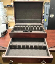 Rare Vintage Reed & Barton Silverware Flatware Storage Wood Case Box Drawer